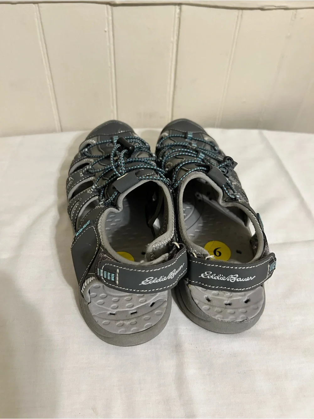 Eddie Bauer Kelowna Men’s Waterproof Hiking Sandals/Gray/Size 9/NWOB
